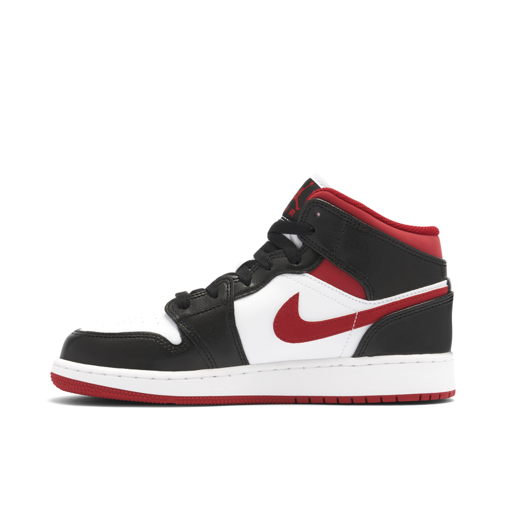 Air Jordan 1 Mid Gym Red Black White (GS)