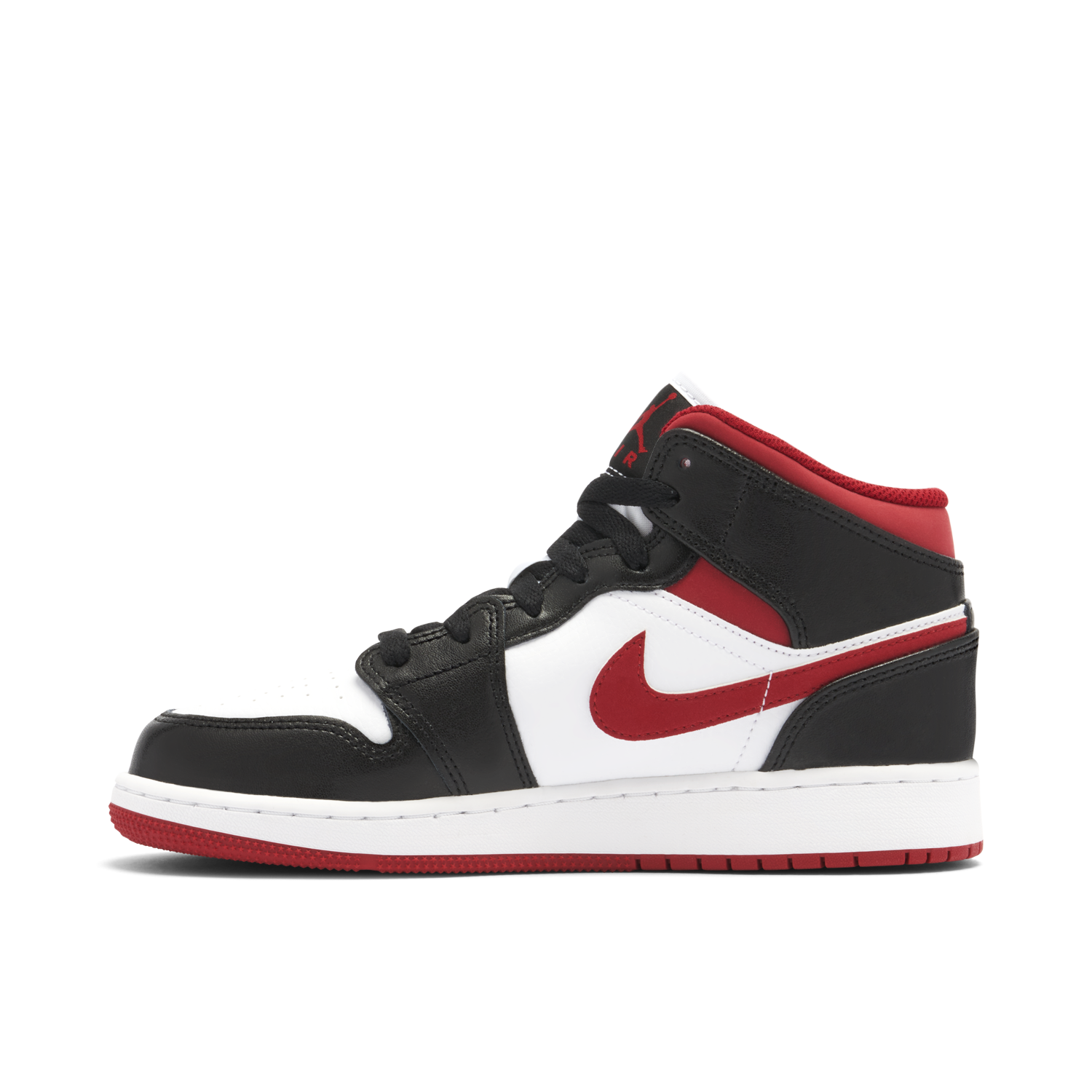 Air Jordan 1 Mid Gym Red Black White (GS)