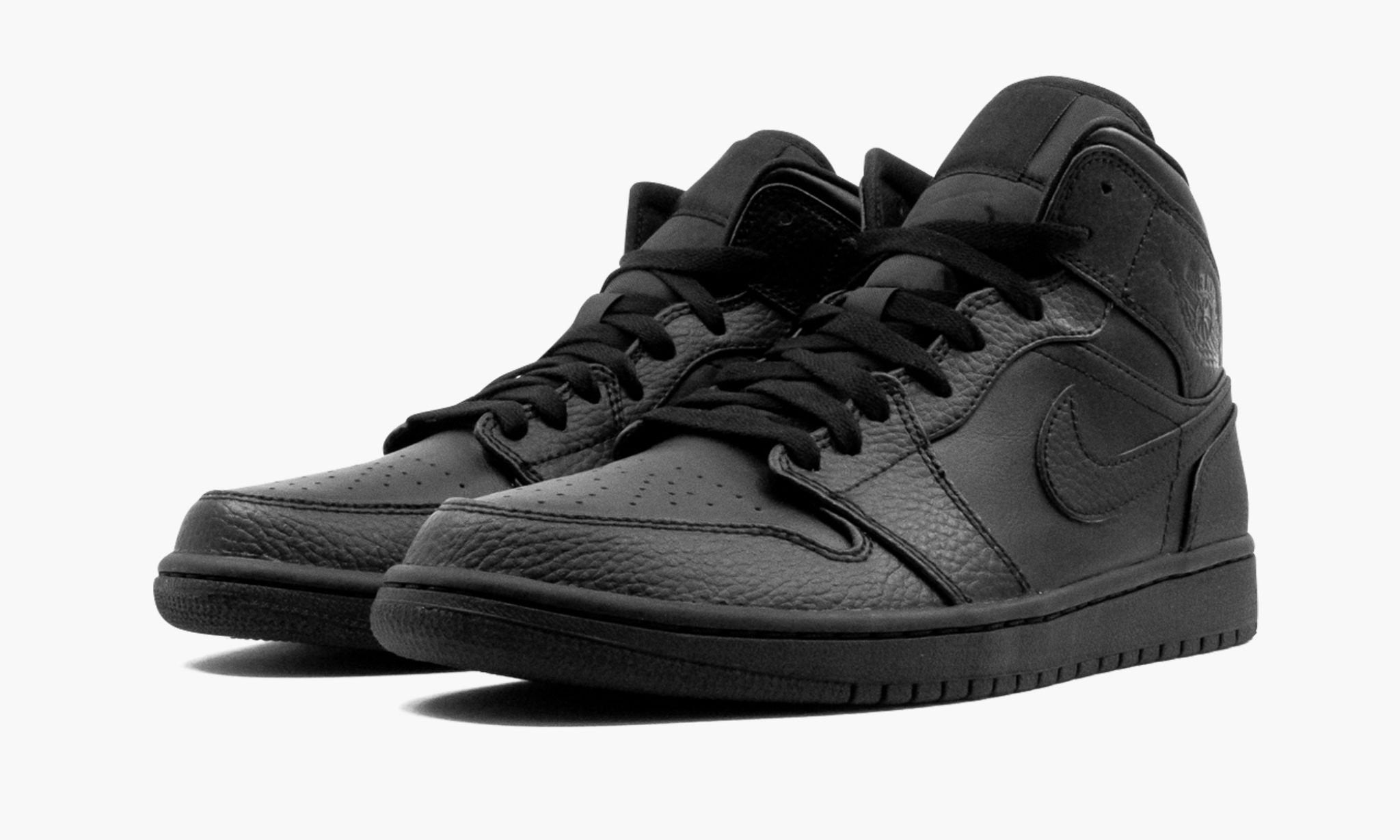 Air Jordan 1 Mid GS 'Triple Black'